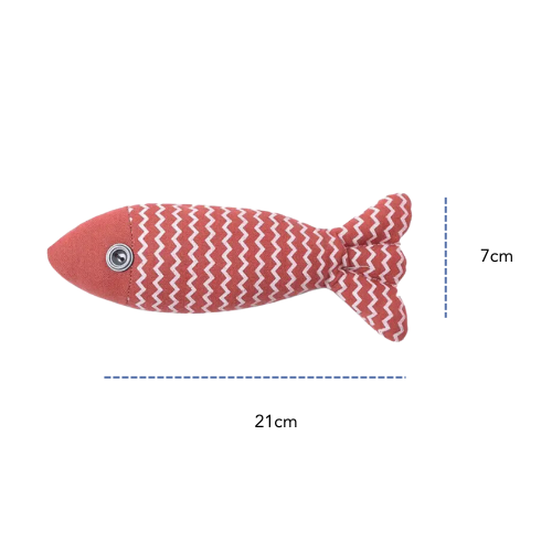 Fish Plushie RED