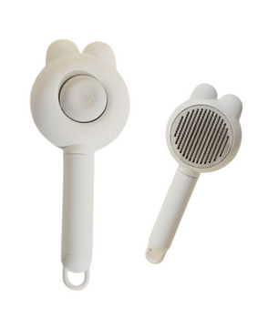 Bunny Fur Brush WHITE
