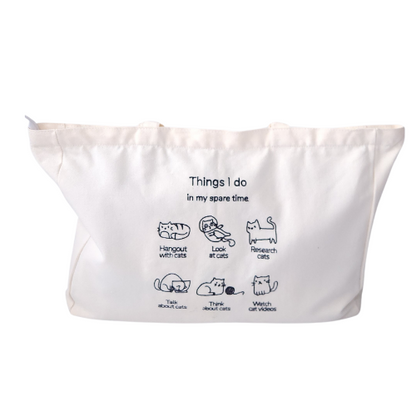 XL Tote Bag - Things I do...