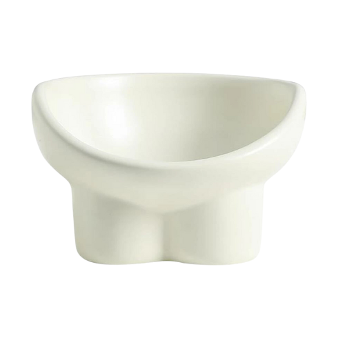 Ceramic Raised Bowl for Cats