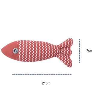 Fish Plushie RED