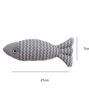Fish Plushie GRAY